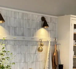 Applique murale, Cone, laiton noir, Ø12cm, H22cm - Contain