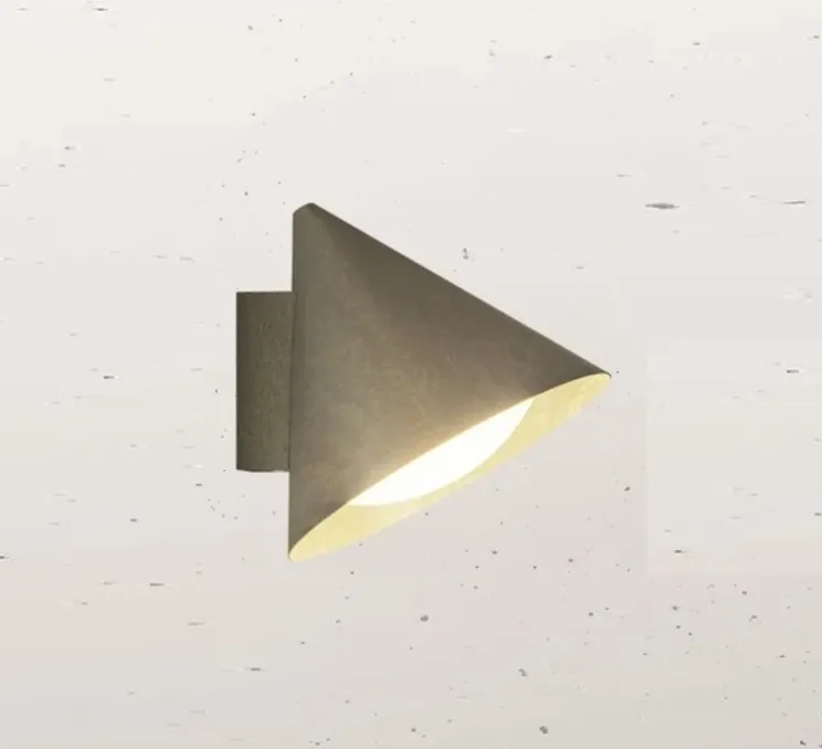 Applique murale, Cone 286.16.OOB, laiton, IP55, Ø25cm, H24,2cm - Il Fanale