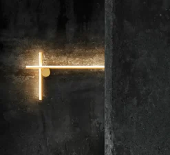 Applique murale, Coordinates Wall 2, champagne, LED, 2700K, 1403lm, L80cm, H40cm - Flos