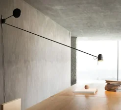 Applique murale, Counterbalance D73N, noir, LED, 2700K, 800lm, L191,6cm, H76,2cm - Luceplan