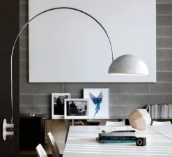 Applique murale, Coupé, blanc, Ø30cm, L154cm - Oluce