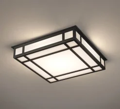 Applique murale, Croisee 600, noir, LED, 3000K, 3520 à 8260lm, L60cm, H12cm - Raphaël Armand