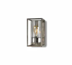 Applique murale, Cubic 3365, laiton, IP44, L15cm, H27cm - Moretti Luce