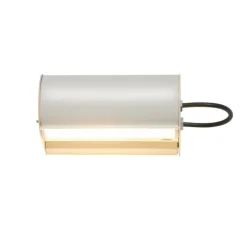 Applique murale, Cylindrique petite, blanc mat, L16cm, H10,5cm - Charlotte Perriand - Nemo Lighting