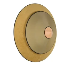 Applique murale, Cymbal L, Bronze, LED, Ø70cm, H23cm - Forestier
