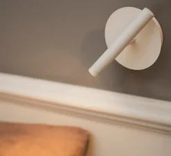 Applique murale, D01, blanc, LED, dim, 2700K, 350 lm, L9cm, H15cm - OliveLab