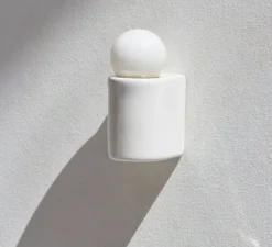 Applique murale, D1, up, blanc, IP44, L4,7cm, H10,2cm - Anastassiades