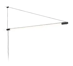 Applique murale, Darf wall surface 1.0 non dim, noir et blanc, LED, 3000K, 3300lm, L3,3cm, H162,6cm - Wever & Ducré