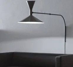 Applique murale, De Marseille, noir, L166cm, H80cm - Nemo lighting