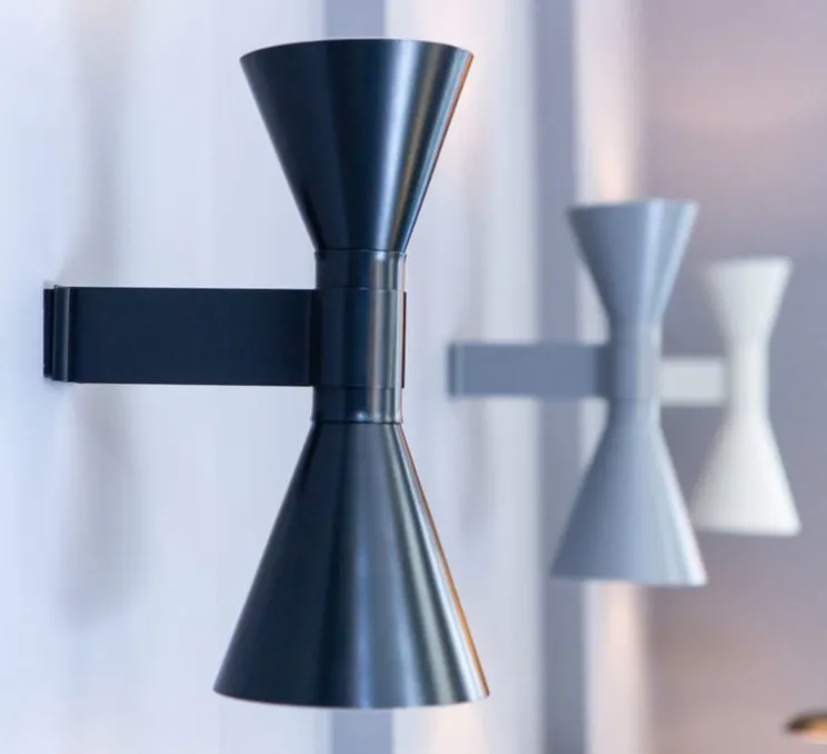 Applique murale, De Marseille, noir, L17cm, H40cm - Nemo Lighting