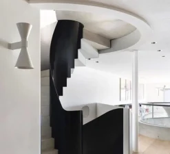 Applique murale, De Marseille, Le Corbusier, blanc, L17cm, H40cm - Nemo Lighting