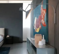 Applique murale, De Marseille, gris, L166cm, H80cm - Nemo lighting