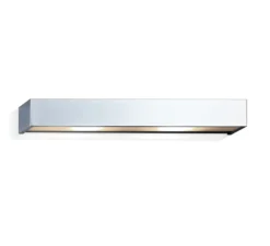 Applique murale de salle de bain, Box 40 N, chrome, LED, L40cm, H5cm, IP44 - Decor Walther