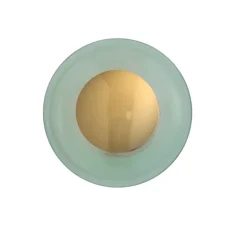 Applique murale de salle de bain, Horizon, Vert foret, IP44,Ø21cm, H16,5cm - Ebb and Flow