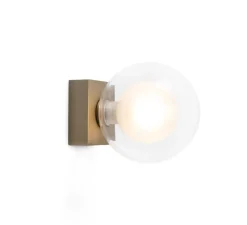 Applique murale de salle de bain, Perla, bronze, IP44,L12cm, H11,5cm - FARO