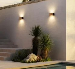 Applique murale, Decori 252.03.RF, cuivre antique, IP54, L28cm, H10cm - Il Fanale