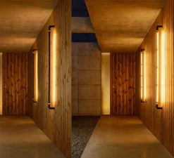 Applique murale d'extérieur, Arco, A-4000X, anthracite, IP65, LED, dim, 2700K, 1092 lm, L132,4cm, Ø3,5cm - Estiluz