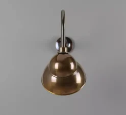 Applique murale d'extérieur, Sanford, laiton antique, IP65, L24cm, H47cm - Mullan Lighting