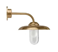 Applique murale d'extérieur, Light.o.089, laiton, IP44, L29cm, H37cm - Zangra