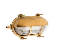 Applique murale d'extérieur, Light.O.071, laiton, IP64, L20cm, H13cm - Zangra