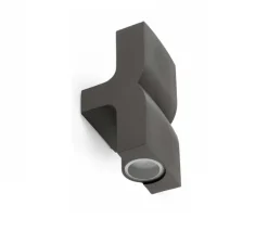Applique murale d'extérieur, klamp, gris, H22,5cm - FARO
