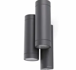 Applique murale d'extérieur, Steps, noir, H19cm - FARO