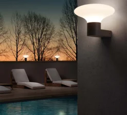 Applique murale d'extérieur, BLUB'S, gris anthracite, H20,5cm - FARO