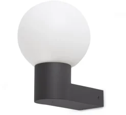 Applique murale d'extérieur, MOON, gris anthracite, H26cm - FARO
