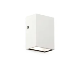 Applique murale d'extérieur, Canon, blanc, LED, 3000K, 130lm, L6cm, H8,5cm, IP44, 120° - Faro