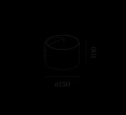 Applique murale d'extérieur, Ray 2.0, noir, IP65,LED, 2700K, 2x 200lm, Ø15cm, H10cm - Wever & Ducré