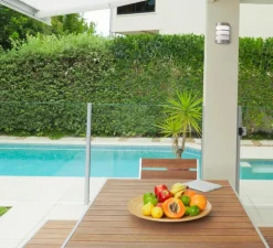 Applique murale d'extérieur, Cela-2, inox, IP54, L16cm, H22cm - Faro