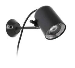 Applique murale d'extérieur, Borne, Flow, noir, L12cm, H19cm, IP65 - Faro