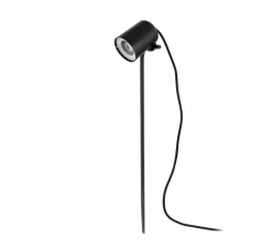 Applique murale d'extérieur, borne, Flow, noir, Ø9cm, H60cm, IP65 - Faro