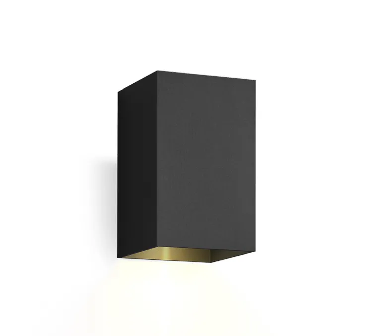 Applique murale d'extérieur, Box 3.0, noir, IP65,LED, 2700K, 400lm, Ø10cm, H16cm - Wever&Ducré