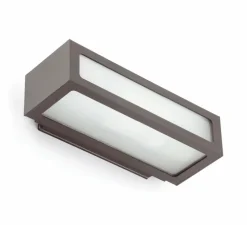 Applique murale d'extérieur, NATRON, anthracite, L28cm, P18cm - FARO