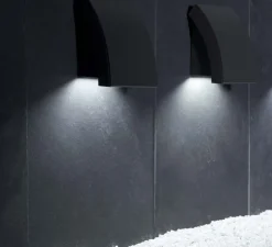 Applique murale d'extérieur, Proa, gris, H15cm - FARO