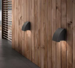 Applique murale d'extérieur, Proa, gris, H15cm - FARO