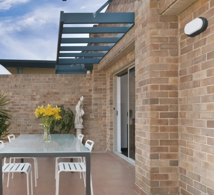 Applique murale d'extérieur, Fred, gris foncé, LED, 3000k, 400lm, L20cm, H10cm - Faro