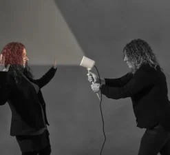 Applique murale d'extérieur, borne, Flow, beige, L12cm, H19cm, IP65 - Faro