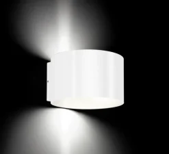 Applique murale d'extérieur, Ray 2.0, blanc, IP65,LED, 2700K, 2x 200lm, Ø15cm, H10cm - Wever & Ducré