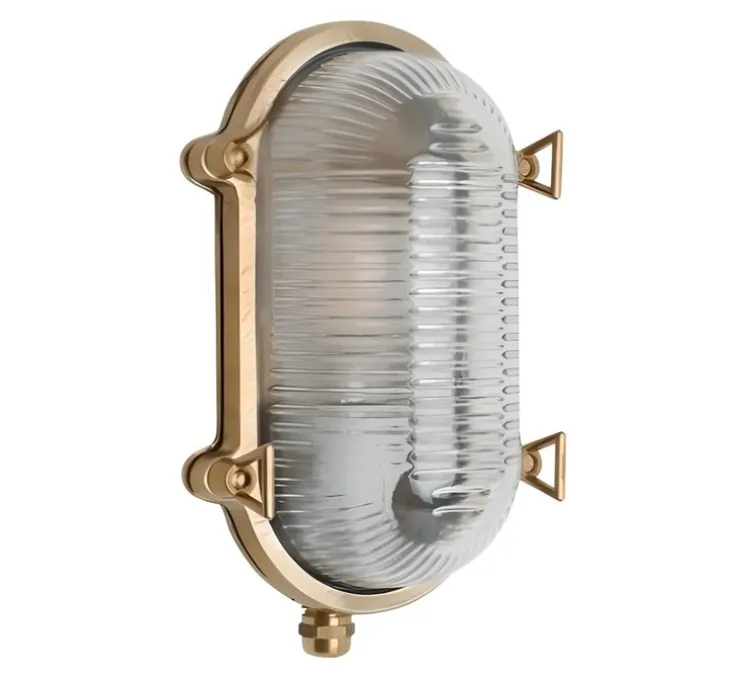 Applique murale d'extérieur, light.o.125, laiton, IP64, L6cm, H10cm - Zangra