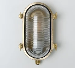 Applique murale d'extérieur, light.o.125, laiton, IP64, L6cm, H10cm - Zangra