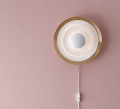 Applique murale, Diablo, Laiton, Ø30cm, H10,5cm - Belid