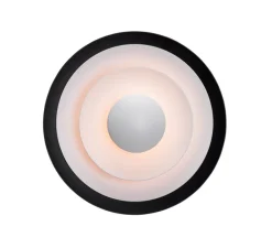 Applique murale, Diablo, noir et blanc, Ø40cm, H12cm - Belid