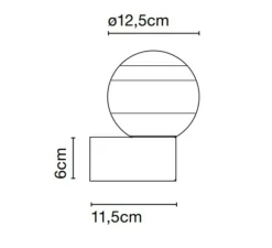 Applique murale, Dipping Light A1-13, vert, laiton, LED, 2700K, 765lm, L12,5cm, H18,5cm - Marset