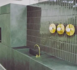 Applique murale, Disc and Sphere wall, noir et or, H7,5cm, Ø23cm - Atelier Areti