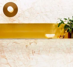 Applique murale, Disc and Sphere wall, noir et or, H7,5cm, Ø23cm - Atelier Areti