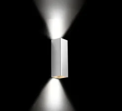 Applique murale, Docus mini 2.0, aluminium brossé, L6,7cm, H20cm - Wever&Ducré