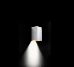 Applique murale, Docus mini 1.0, aluminium brossé, L6,7cm, H11,5cm - Wever&Ducré