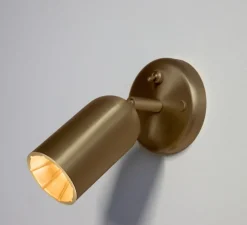 Applique murale, Doma, laiton antique, Ø7cm, H19cm - Bert Frank